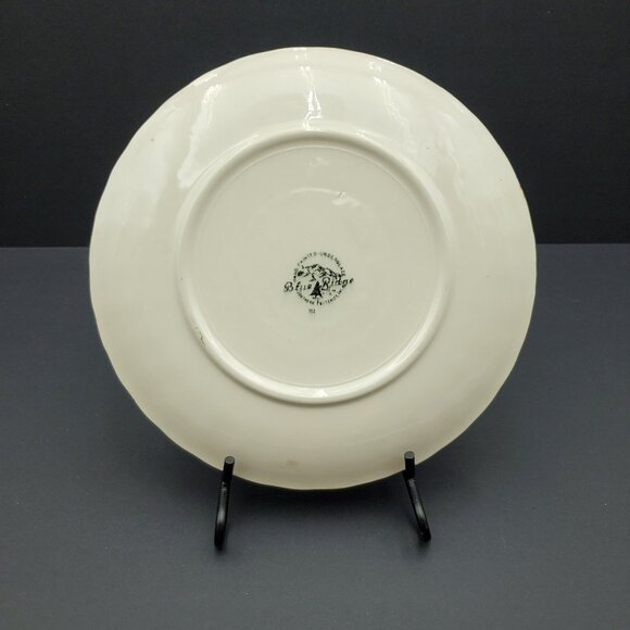 Blue Ridge Southern Potteries Tiger Lily Salad Plates Vintage Hand Painted Plate - Picture 9 of 12